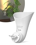 BrightArk Steckdosenlampe GU10 Wandlampe mit Stecker Uplight Spot zur Indirekten Beleuchtung Wandbeleuchtung für Wohnzimmer Flur Schlafzimmer (Glühbirne Nicht Inbegriffen)