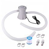 TOYANDONA Elektrische Poolwasserpumpe Gph Umwälzpumpe Wasserkreislauf Schwimmbad Filterpumpe mit Einfacher und Langlebiger Abnehmbarer Filtereinheit für Private und Professionelle Nutzung