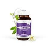 InnoNature® Passionsblume Kapseln I Passionsblumen Extrakt mit Flavonoiden I 120 Kapseln, 375mg, Vegan ohne Zusatzstoffe