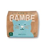 Bambe | Öko-Windeln | Größe M | von 5 bis 10 kg | ca. bis 10 Monate | Packung mit 36 Stück