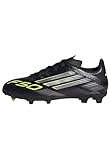 adidas Unisex Kinder F50 League Firm Multi Ground Football Boots Kids Fußballschuhe, Core Black/Iron Metallic/Lucid Lemon
