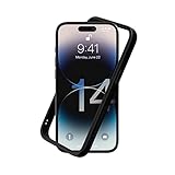 RhinoShield Bumper Case kompatibel mit [iPhone 14 Pro] | CrashGuard NX - Stoßdämpfende Schutzhülle im schlanken Design - 3.5 Meter Fallschutz - Schwarz