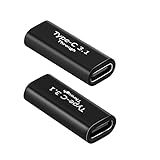 Tolesum USB C Weiblich zu USB C Weiblich Adapter, 2Pcs 3.1 Kupplung Buchse auf Buchse Unterstützung 4K Video & Audio, Fast Charger & 10Gbps Daten für NS Switch/PS5/S21/Laptop/Tablette/Telefon