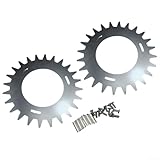 Bulevisiter Rutschfestes Traktionsspike-Ersatz-Set, kompatibel mit Segway Navimow H Serie H500E H800E H1500E H3000E-VF Roboter-Rasenmäher, Stahlkonstruktion