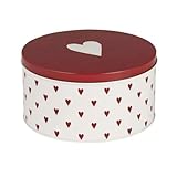 IB Laursen Gebäckdose m/Herzen rund H: 9 Ø: 16,8