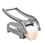 Pommesschneider - Kartoffelschneider für Pommes Frites, Kartoffelschneider aus Edelstahl | Gemüseschneider, Zerkleinerer für Kartoffeln, Karotten, Gurken, Küchenhelfer