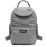 Ela Mo Mini Rucksack Damen - Klein, elegant, super handlich - Rucksack Handtasche als idealer Begleiter für jede Gelegenheit (Warm Grey)