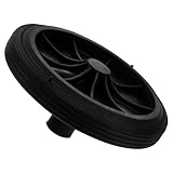 Homoyoyo Mülltonnenrad Ersatzrolle für 80–240 L Abfallbehälter Langlebig Geräuschlos Einfach Montierbar Mülleimer Zubehör für Außenbereich Zufällige Farbe Zufällige Farbe