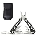 Donvuka Multitool, 14 In 1 Multitool Werkzeug mit Faltbare Zange Messer, Schraubendreher, Flaschenöffner und Nylonetui, Taschenmesser Multi Tool für Camping, Outdoor, Reparaturen
