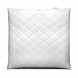 Schiesser Kopfkissen Hygge mit Faserfüllung aus recyceltem Polyester | individuelle Höhenanpassung | schadstoffgeprüft | Oeko-TEX | für Allergiker geeignet | Made in EU | 80x80cm