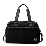 VIVACRAFT Reisetasche Handliche Reisetasche, Sport- Und Fitnesstasche Mit Großem Fassungsvermögen, Leichte Aufbewahrungstasche, Schulter- Umhängetasche-schwarz