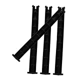 HEALEEP 4 Stück Mülltonnenschloss für Deckel Accessoires für Mülltonnen Stabile und Praktische Abdeckung Verwendung für Mülleimer