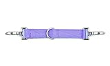 JA Horse Longierbrille gleichmäßigere beidseitige mit Gute Qualität D-Ring und Karabinerhaken (D-Ring Lavender)