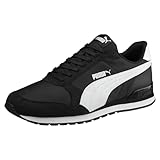 PUMA Unisex ST Runner v2 NL Low-Top Trainer, Puma Black-Puma White, 43 EU