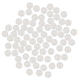blloocod 100 Stück Glasmurmeln 8 mm (0.3 Zoll) Durchmesser - Transparente Murmeln für Spiel, Kunst & Wissenschaft