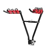 Fahrradträger Auto Heckkupplung faltbar 3 Fahrräder 45kg Traglast 50mm Anhängerkupplung Eisen Sicherheitstransport