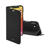 Hama Handytasche für Apple iPhone 12/12 Pro „Slim Pro“ (Schutzhülle mit Geldbörse 2x Kartenfach, klappbare iPhone 12/12 Pro Hülle mit Magnetverschluss und Standfunktion) schwarz