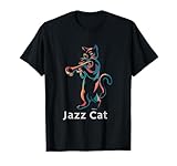 Katzen und Jazz ist alles was ich brauche - Jazz Funk & Soul Cute Cat T-Shirt