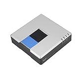 Akozon VoIP-Telefonadapter für Voice Over IP, In Erne 2 Ports SIP RJ45 Voice Over IP Skype-Telefonkabel für PAP2 AU-Stecker 100 240 V mit Por RJ 45 Netzwerkschnittstellenunterstützung