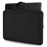 Laptop-Schutzhülle für 2025 HP 17 Zoll (43,2 cm) Touchscreen Computer, HP Envy/Pavillon, stoßfest, gepolstert, mit Zubehörtaschen, Schwarz