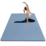 ZORVYX Yogamatte Dicke XXL 200×100cm TPE 10mm Dick Sportmatte Rutschfest Bequem für Zuhause und Freien, Fitness Yoga Aerobic Pilates Bewegung Training