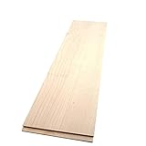 The Hardwood Edge Bastelbretter aus hartem Ahorn, 0,6 x 11,4 x 45,7 cm, 2 Stück, solides Hartholz, laserbereit