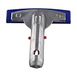 Harewtwy 5,5-Edelstahl-Pool-ReinigungsbüRste für Spa-Teich-Bodenwand-ReinigungsgeräTe-Werkzeug