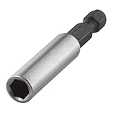 wolfcraft Magnetischer Bithalter - 2426000 - Länge 60 mm - für sicheren Halt und schnellen Werkzeugwechsel