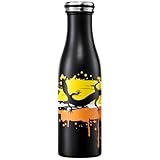 LURCH Isolierflasche 30 Jahre Edition aus Edelstahl 0,5l für unterwegs, Schwarz