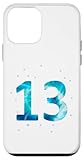 Rückennummer 13 Fußball Dreizehnter Geburtstag Junge Hülle für iPhone 12 mini