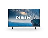 PHILIPS 32PFS6109 HD LED Smart TV - 32-Zoll Display mit Pixel-präziser HD Titan OS Plattform, Funktioniert mit Alexa und Google Sprachassistent – Matt Schwarzer