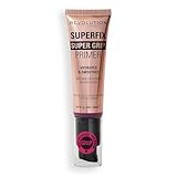 Revolution Superfix Grip Primer - Hydratisierende und glättende Make-up-Grundierung - Gel-Formel für langen Halt - Vegan & Cruelty-Free - 24 ml