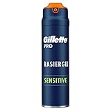 Gillette PRO Bartpflege Rasiergel Männer (200 ml), kühlt die Haut, um sie zu beruhigen und spendet dem Barthaar Feuchtigkeit, Geschenk für Männer