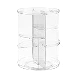 Kosmetik Make Up Organizer,360°Drehbar Aufbewahrung,Transparent Adjustable Multifunctional for Dresser, Kosmetik-Organizer für Schminktisch, Kommode, Schlafzimmer,Bad.
