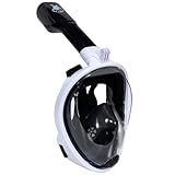Sea Turtle - Schnorchelmaske - Erwachsene - Weiß/Schwarz L/XL