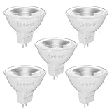 Linkind GU5.3 LED Lampe 5W, ersetzt 50 Watt, 5000K Tageslichtweiß 520Lm MR16 Spot Reflektor mit 36° Abstrahlwinkel, AC/DC 12V LED Energiesparlampe GU5.3, nicht dimmbar, 5 Stück