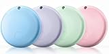Air Tags Android Smart Tag,Bluetooth-Tracker kompatibel mit Googles„Find My Device“-App (nur Android) für Schlüssel,Koffer,Rucksäcke,Geldbörsen und andere Gegenstände (Blau,Violett,Grün,Rosa, 4 Pack)