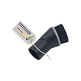 Staubsaugerladen.de Möbelpinsel für Miele Staubsauger, drehbar mit Möbelschutzring, Universal Staubsaugerbürste für empfindliche Oberflächen, Möbelbürste mit weichen Borsten für Holz Glas Lackflächen