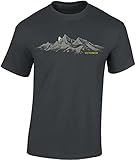 Fahrrad T-Shirt Herren : V2 Power - Sport Tshirts Herren - Mountainbike Shirt (Dark Grey L)