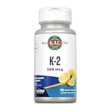 KAL Vitamin K2 ActivMelt™ | 500mcg | 100 Lutschtabletten | laborgeprüft | Nahrungsergänzungsmittel mit Vitamin K 2 | Erhaltung normaler Knochen | normale Blutgerinnung | Aktivierung von Osteocalcin