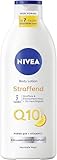 NIVEA Body Lotion Q10 Straffend + Vitamin C, Body Milk für straffere Haut & verbesserte Elastizität in 7 Tagen, Körpercreme mit purem Q10 und Vitamin C (400 ml)
