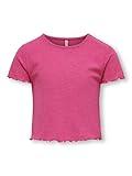 KIDS ONLY Mädchen Kognella S/S O-Neck Top Noos JRS T-Shirt, Raspberry Rose, 134-140 EU