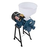 Getreidemühle Elektrisch 2200W Schrotmühle mit Trichter Bohrer-Durchmesser 150mm 1400rpm Mohnmühle Grain Mill, für Mahlen von Mais, Reis, Weizen, Kaffeebohnen usw