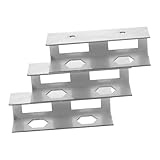 Veemoon 3 Stück Teiliges Laptop Untertisch Regal aus Metall Platzsparender Laptophalter Stabile Halterung für Untertischmontage Schlankes Design Sicherer Laptopständer für Schreibtisch