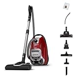 Rowenta Silence Force Effitech RO7474EA Staubsauger mit Beutel, niedriger Conso, Schalldämpfer 57 dB(A), hocheffiziente Filtration, Aktionsradius 12 m, 4,5 l