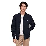 Tommy Hilfiger Herren Tech Lightweight Bomber Mw0mw36665 Bomberjacke, Blue (Desert Sky), L