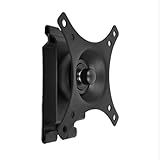Monitorhalterung Einzelmonitor-Wandhalterung, passend for die meisten 15-27-Zoll-LCD-Monitore, verstellbare neig- und drehbare Monitorhalterung aus Stahl, VESA 75 x 75/100 x 100 mm, hält bis zu 29,98