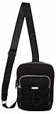 KARL LAGERFELD JEANS Herren Utility String Sling Bag Schwarz, One size