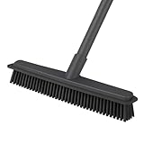 Gummibesen mit Teleskopstiel 86-120 cm Wasser Abzieher Gummi Kehrbesen Stiel Universalbesen