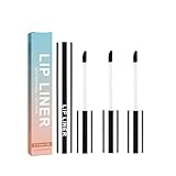 LAUJM Detachable Lip Liner, 3 Stück Peel Off Lip Liner Tattoo, Lip Stain Peel Off, Lip Tattoo Peel Off, Long Lasting, Waterproof, Transfer-proof, highly pigmented color for all skin types (Light